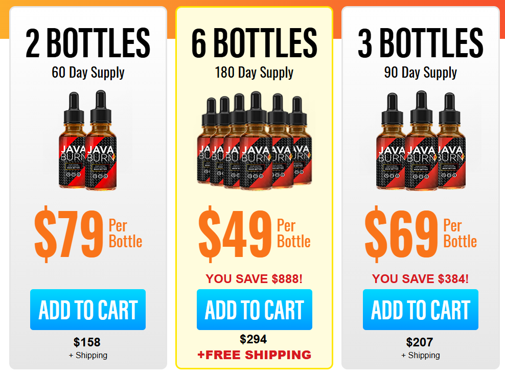 Exclusive Java Burn Discount Package